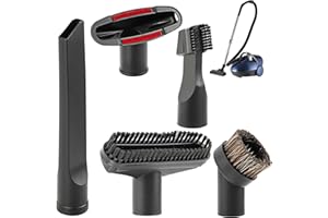 UKOFEW 5 Piezas Accesorios para Aspiradora, Accesorios Aspiradora Universal, Boquilla Aspiradora para Tapicería, Cepillo Aspiradora Universal para Aspiradoras, Apto para Aspiradoras de Calibre 32 mm