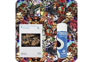 ‎HYDRA WATER TRANSFER PRINTING BASIC Wassertransferdruck Starter Set Hydro Dipping Kit: Aktivator Spraydose 400 ml + Grundlegende Bedienungsanleitung + Wassertransferdruck Folie Breite: 50cm. Länge: 200cm (HLC-085)