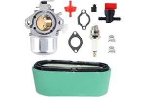 Losxuido Vergaser Luftfilter Kit für Briggs & Stratton 286702 286707 289702 289707 Vergaser Dichtung Luft und Vorfilter Zündkerze Ersatzteile
