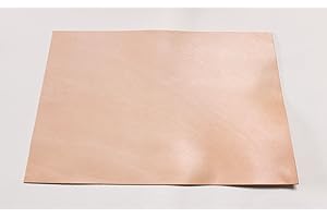 FÖRSTER-FELLNEST Grande pezzo di pelle di circa 50 x 32 cm. Taglio, pelle bianca, pelle spessa, punzone – pelle bovina conciata al vegetale/vegetabile con spessore di 3,2 – 3,5 mm e effetto cicatrice in pelle