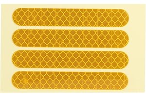Keenso Lot de 4 autocollants réfléchissants pour roues avant et arrière de trottinette électrique Ninebot G30