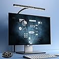 AmazLit Desk Lamp for Home Office, Desk Light with Clamp, Office Lamp with Remote & Gesture Sensing, Monitor Light Bar, Adjustable Color Temperature & Brightness, 12W