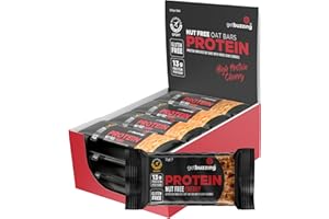 GET BUZZING Getbuzzing Protein Flapjacks – Assorted Flavors (12 Pack, Cherry)