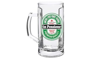 Bombo Boccale da Birra in vetro per la Pensione