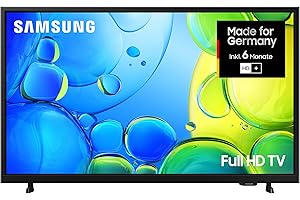 Samsung Full HD F6009F 32 Zoll (81 cm) LED Flachbildfernseher, PurColor-Technologie, HDR, Object Tracking Sound Lite, Knox Security, One UI Tizen, Smart TV, Unbegrenzt kostenlose Inhalte