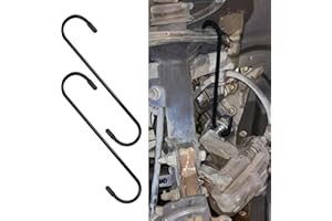deemars Ganci per Pinze Freno, Ganci per Pinze dei Freni con Punte in Gomma, Strumenti Automobilistici Universali Durevoli e Antiruggine per Lavori di Frenatura e Sospensioni (Nero, 2PCS)