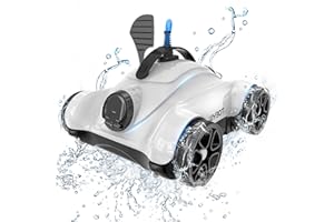 WYBOT Poolroboter mit 150W Leistungsstarker, Poolsauger mit starker Saugkraft und anpassbaren Reinigungszyklen 1/2/3H
