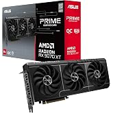 ASUS PRIME Radeon RX 9070 XT 16GB GDDR6 OC Edition Gaming Ekran Kartı | PCIe 5.0, HDMI/DP 2.1, 2.5-yuva, Eksen teknolojili Fa
