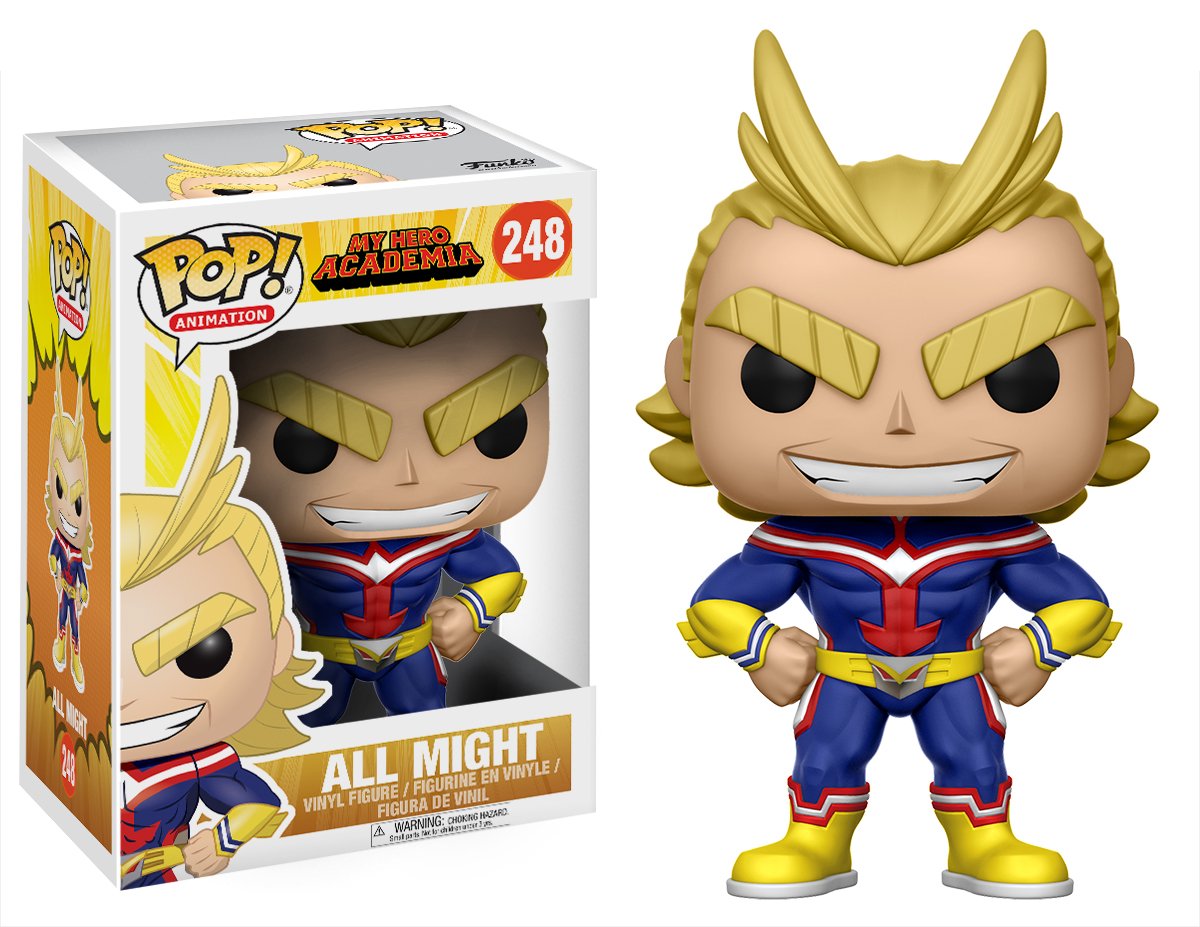 Funko Anime Figurine Pop Vinyl My Héro Academia All Might, 12381 Parc d