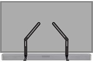 ECHOGEAR Supports de Fixation pour Barre de Son pour téléviseurs – Réglez la Hauteur et la Profondeur pour Une compatibilité maximale Entre Votre TV et Votre Barre de Son