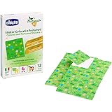 Chicco Natural Cerotti Sticker Colorati Profumati alla Citronella e Eucalipto, con Oli Essenziali in Microcapsule che si Atti
