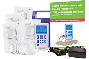 MEDFIT Estimulador muscular y TENS recargable profesional Med-Fit: 24 programas integrados y viene con ajustes manuales, puede crear sus propios ajustes de programa