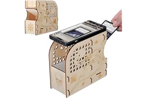 CZYY Supporto per scansione di schede MTG - Scanstand in legno tagliato al laser, scansione rapida e controllo dei prezzi con l'app ManaBox Card Scanner, perfetto assistente per scanner di schede e