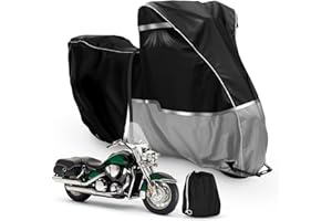 JUDANNA Housse Moto Extérieur Étanche pour Honda Cruiser Model CMX 1100 REBEL Shadow VT750 VTX 1300 CTX 700N CMX 500, Housse de Moto Bâche Protection Moto pour protéger contre la neige, la pluie, la poussière