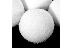 Patelai Balle Écume de Piscine Éponge à Écume Réutilisables Éponge Balles de Filtre de Piscine Boule d'Éponge Absorbant l'huile Lavable pour Piscines Baignoires Spas Nettoyage (4 Pièces)