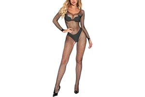 Tuopuda Damska niegrzeczna gorąca bielizna z siateczki zmysłowa babydolka, body Fishnet bez pleców koszule nocne, bielizna damska, koronkowa piżama