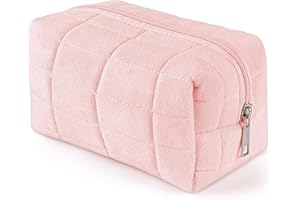 Aucuu Grande Trousse de Maquillage, Sac Cosmétique de Voyage avec Fermeture éclair, Motif Floral Grand Capacité Trousse de Toilette pour Voyage pour Femme Fille