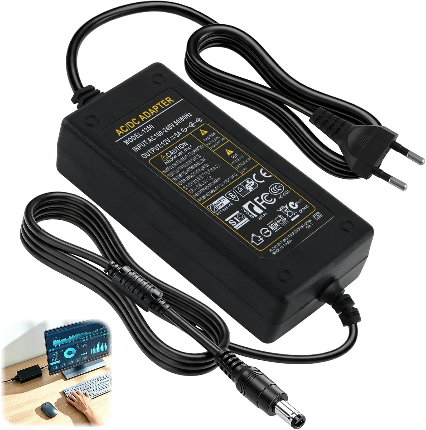 Prise en Main & Utilisation au Quotidien : Qilomor Chargeur 12V 5A pour Rubans LED Unive