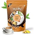 Chaizup Premium 1 Min Instant Ginger Tea Premix - 1kg Poly | Ginger Flavours | Approx. 72 Servings | 1kg