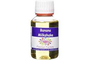 Flavour Factory Banana Milkshake Intense Food Flavouring, 100 ml