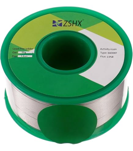Lead-Free Solder Wire - 1.5mm Diameter, 100g Roll, Sn99 Ag0.3 Cu0.7 Alloy With Rosin Core (No Clean)