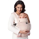Momcozy Breathable Mesh Baby Carrier Backpack, 3.2-45 kg, Ergonomic | 3-24 Months, 3 adjustable sizes, M position, EVA lumbar