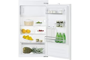 Bauknecht KSI 10GF2 Einbau-Kühlschrank mit Gefrierfach (Nische 102) / Gesamtnutzinhalt: 149 Liter/Sensor-Technologie/Elektronische Steuerung über LED Display / Elektronische Temperaturregelung, Weiss
