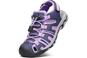 DREAM PAIRS KIDS Sandali Sportivi Estivi per Bambini Unisex Scarpe da Trekking con Punta Chiusa per Sport all'aria Aperta Ragazzi 160912-K-E
