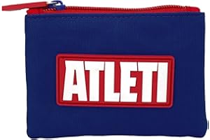 CYPBRANDS CyP Brarnds- Atlético de Madrid, Monedero, Billetera, Cartera, Complementos, Color Rojo, Producto Oficial