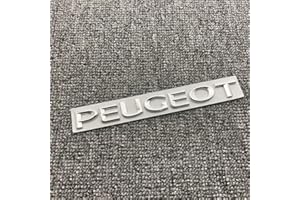 ALIEDA Etiqueta Engomada Emblema del Metal 3D del Coche, Calcomanía Decoración Logotipo Letra Cuerpo del Coche, Accesorios Modificación Exterior, para Peugeot,Logo