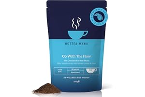 HOTTEA MAMA | Go With The Flow | Breastfeeding Support Hot Chocolate | 41% Cacao | Brewer’s Yeast | 200g (20 mugs of hot chocolate)