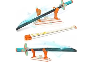 QLT QIAOLETONG Ideas Demon Slayer Schwert Cosplay Animes Kochou Shinobu Katana?Klemmbausteine Bausteinen deko Geschenk für Erwachsene und Jungen ab 6-16 mit Scheide Halterung(Schwert 782pcs)