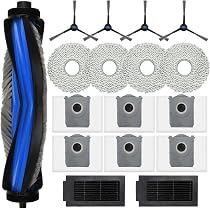 WIIYENA Lot 10 Brosses Latérales Pour ECOVACS Deebot T50 PRO – Rechange Nettoyage Coins – Compatible Robot Aspirateur