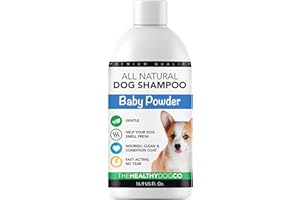 The Healthy Dog Co Shampoo e Balsamo per Cani al Talco Tutto Naturale | 500ml | Shampoo per Cani Profumato | Il Miglior Shampoo per Animali per Lavare Il Tuo Cane Senza Prurito e in Tutta Sicurezza
