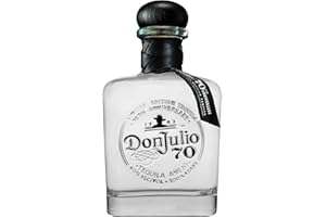 ‎DON JULIO Don Julio 70 | Crystal Claro Añejo | premium gereifter Tequila aus Jalisco, Mexiko | 100 % blaue Agave | Jubiläumsedition | 35 % vol | Einzelflasche, 700 ml
