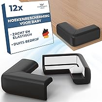 Randbescherming voor baby's, hoekbescherming voor baby's, 12 stuks, zelfklevende tafelrandbescherming, tafelhoekbescherming van schuim, zachte hoekbescherming voor tafelranden, meubels en hoeken