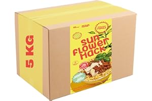 SUNFLOWER FAMILY sunflowerFamily sunflowerHACK SonnenblumenHACK, 5 kg Gastropackung - Veganes Hack aus 100% Sonnenblumenprotein, Fleischersatz Sojaalternative – Vegetarisch, Vegan, Glutenfrei, Proteinreich, Bio