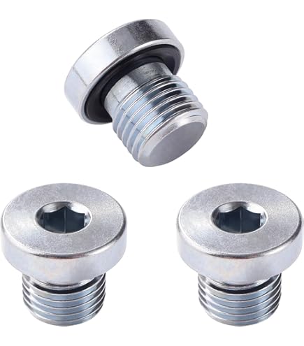 PATIKIL 27*1.5 Interne Hex Tête Tuyau Raccord Bouchon, âle Fil 45