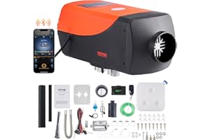 ‎VEVOR VEVOR Luft Dieselheizung Standheizung 12 V 8 kW, Luftheizung Air Diesel Diesel Standheizung Lufterhitzer, 0,16–0,62 L/Std. Dieselheizung mit LCD-Display & Fernbedienung & Bluetooth-APP