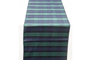 DECOR TRADER Tartan Table Runner Christmas Burns Night Dinner Xmas Decor (Table Runner Black Watch)