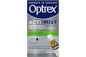 Optrex Actimist 10 ml Eye Spray - Relieves Tired, Strained, Dry Eyes, Reduces Moisture Loss, Provides Fast Cooling And Long-Lasting Relief For Irritations & Inflammations