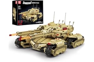Mould King 20011 - Modèle de char technique - 3296 pièces - Kit de construction pour adultes et enfants - Réservoir télécommandé avec télécommande et application Dual Control