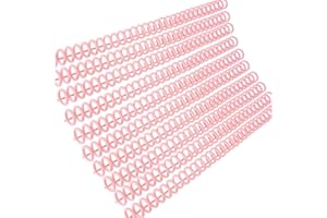 SUNYDOG 10 pièces en plastique 30 trous reliures à feuilles mobiles anneau reliure épines peignes 85 feuilles capacité pour bricolage papier cahier album fournitures de bureau scolaire