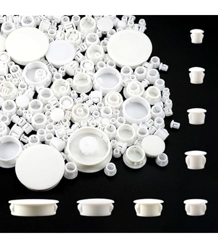 Tappi Per Fori In Plastica - 155 Pezzi, 6 Misure (5-25mm) Per Mobili, Armadi, Pannelli