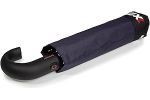 Isotoner Parapluie x-tra solide, ultra déperlant, ouverture/fermeture automatique,