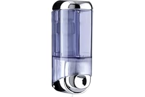 Mar Plast A58300 - Dispenser per sapone liquido, 0,17 l, 150 x 75 x 55 mm, cromato