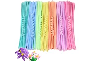 HQYBZP 100 Stück pfeifenputzer bunt zum basteln,pfeifenreiniger zum basteln Pfeifenreiniger PfeifenputzerPfeifenreiniger Pipe Cleaner für Kinder zum Basteln und Dekorieren