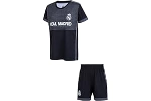 Real Madrid – Conjunto de fútbol – Camiseta corta para niño – Colección oficial