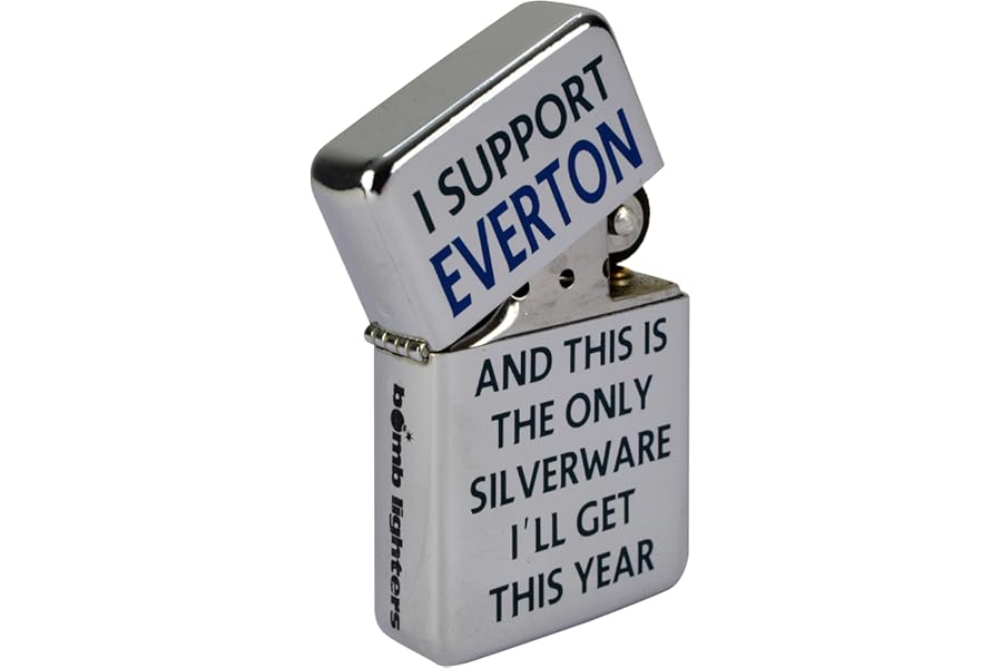 Funny Gift for Everton football fan I Support Joke Lighter
