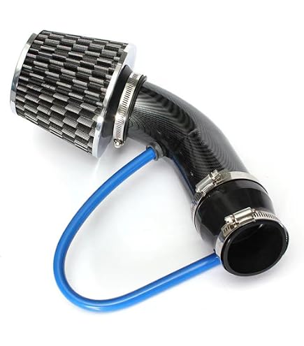 Skyplanet Kit Tubo Flessibile Per Aspirazione Aria Fredda Universale 76mm - Adattabile Per Turbo E Intercooler, Colore Argento, Lunghezza Espandibile Fino A 100cm - 4